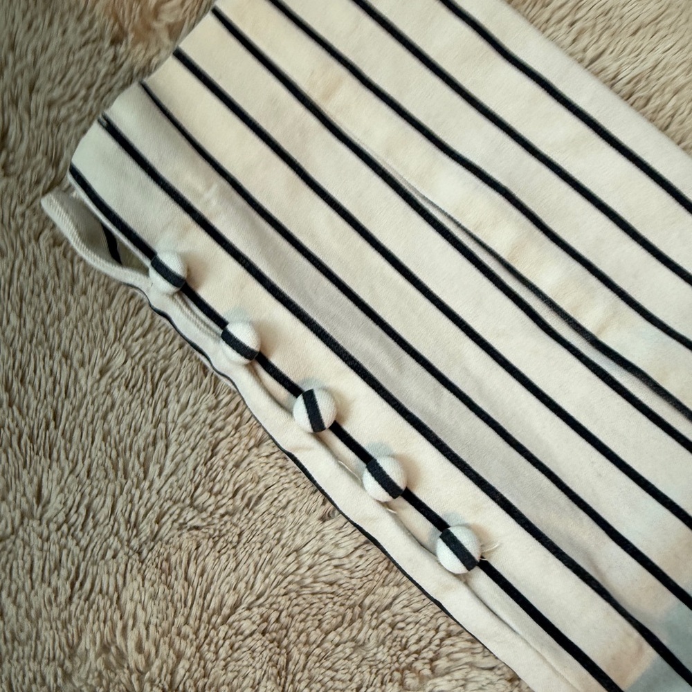 Anthropologie The Essential Striped Slim Trousers - Picture 4 of 7